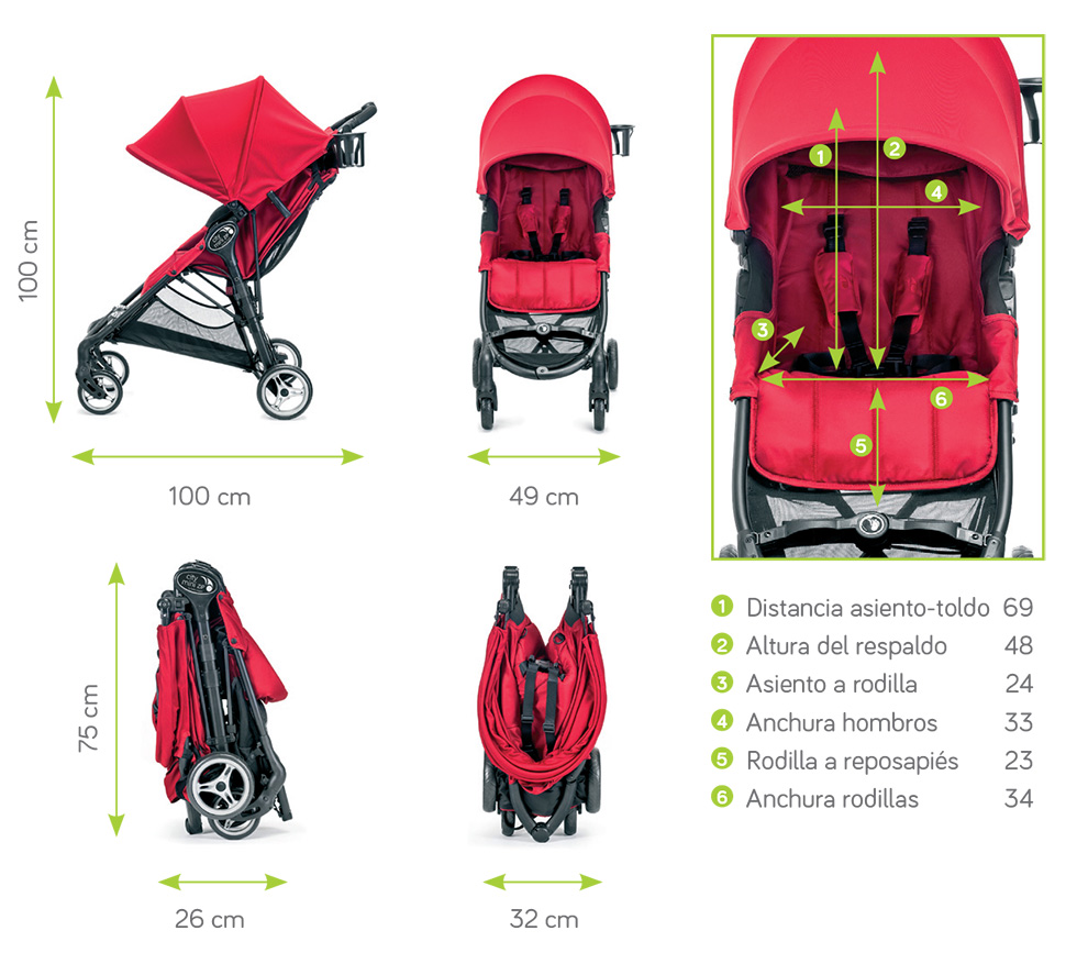 Silla de paseo City Mini Zip de Baby Jogger