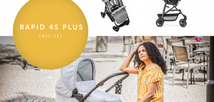 Carrito para bebé 3 en 1 Rapid 4S Plus | HAUCK