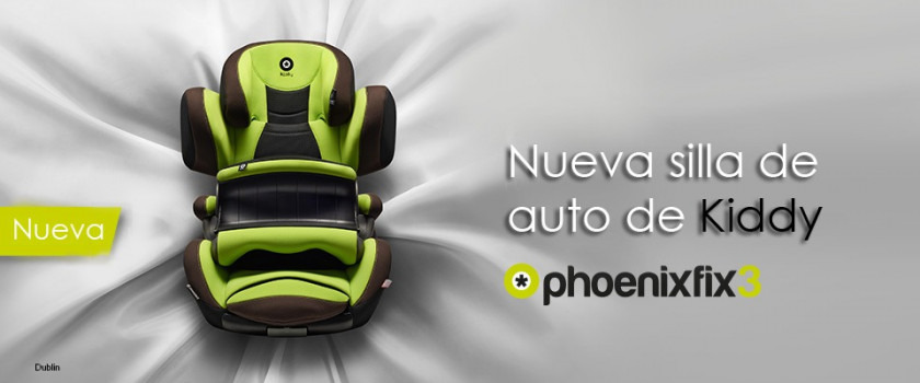 Silla de auto Kiddy Phoenixfix 3 grupo 1 muy segura