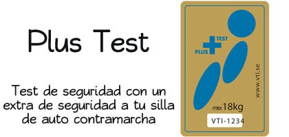 El Plus Test para sillas auto a contramarcha