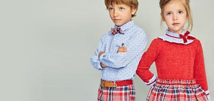 Ropa de Niños y Niñas de Marta y Paula Otoño Invierno 2018