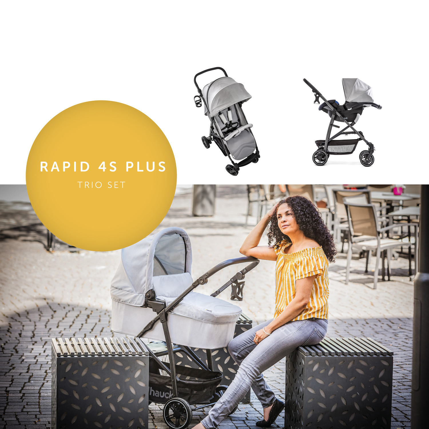 Carrito para bebé 3 en 1 Rapid 4S Plus | HAUCK